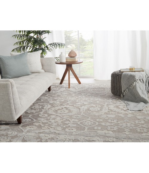 Jaipur Living Sonnette Taupe SNN03 10 ft. X 14 ft. Rectangle Rug