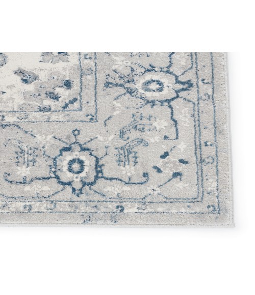 Vibe by Jaipur Living Dianella Medallion Light Gray/ Dark Blue Area Rug (5'X8')