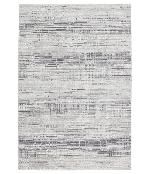 Solace Area Rug Vibe by Jaipur Living Zesiro Abstract Gray/ Ivory Area Rug (9'6"X13')