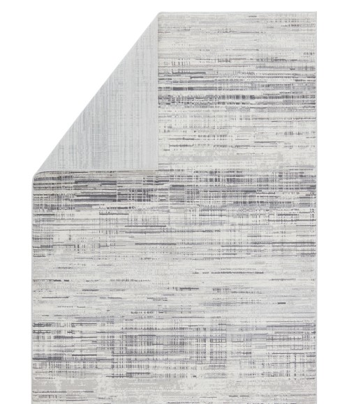 Solace Area Rug Vibe by Jaipur Living Zesiro Abstract Gray/ Ivory Area Rug (9'6"X13')