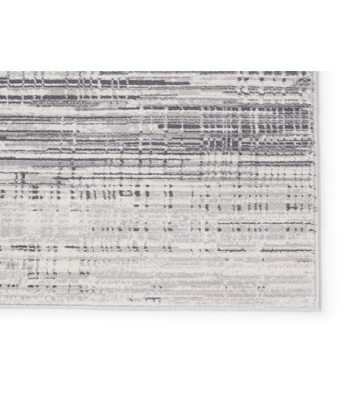 Solace Area Rug Vibe by Jaipur Living Zesiro Abstract Gray/ Ivory Area Rug (9'6"X13')