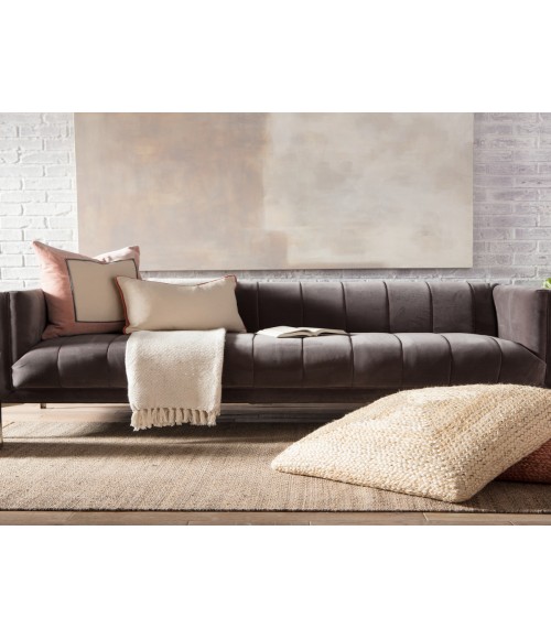 Jaipur Living Somerset Gray Rug SOM02 18 in. Swatch Square - Rugs Town Jaipur Living Somerset Gray SOM02 18 in. Swatch Square Rug