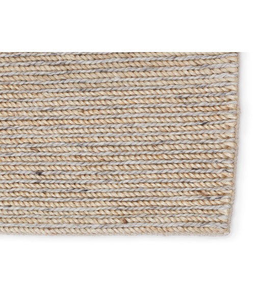 Jaipur Living Merrow Handmade Solid Light Brown/ Silver Area Rug 10'X14'