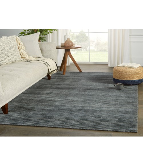 Jaipur Living Gradient Handwoven Solid Dark Blue/ Gray Area Rug (5'X8')