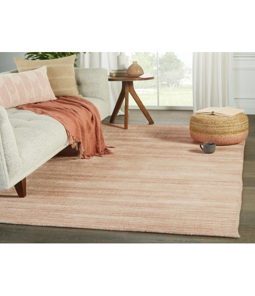 Jaipur Living Gradient Handwoven Solid Dark Pink/ Cream Area Rug (10'X14')