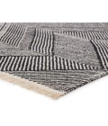 STR02 Galexia Rug Jaipur Living Galexia Handmade Tribal Black/ Cream Area Rug 5'X8'