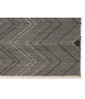 STR02 Galexia Rug Jaipur Living Galexia Handmade Tribal Black/ Cream Area Rug 5'X8'