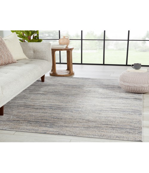Sundar Area Rug Jaipur Living Pasque Abstract Dark Blue/ Tan Area Rug (5'3"X8')