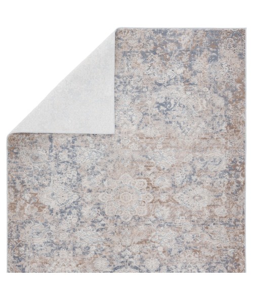 Jaipur Living Mariam Floral Beige/ Gray Area Rug (6'7"X9'6")