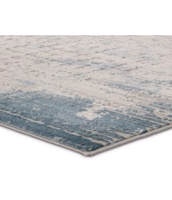 Jaipur Living Chamisa Abstract Cream/ Blue Runner Sud08 Area Rug 2 ft. 6 in. X 10 ft. Runner