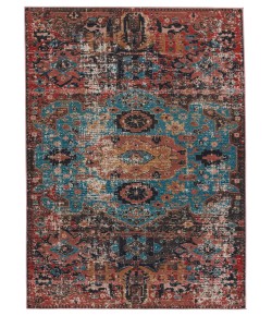 Vibe by Jaipur Living Swoon Presia SWO01 Red Teal 5 ft. X 7 ft. 3 in. Rectangle Rug