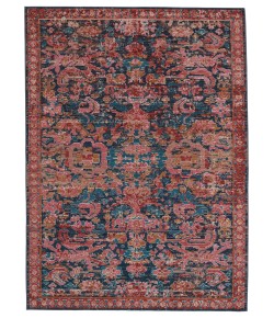 Vibe By Jaipur Living Maven Indoor/ Outdoor Oriental Pink/ Blue Swo05 Area Rug 2 ft. 6 in. X 4 ft. Rectangle