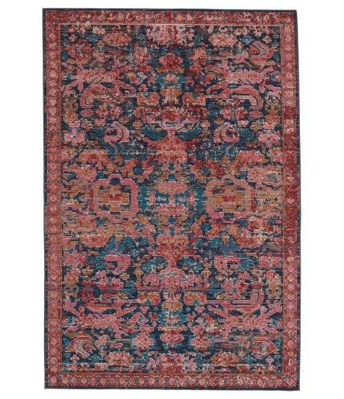 Vibe by Jaipur Living Maven Indoor/ Outdoor Oriental Pink/ Blue Area Rug (2'6"X4')