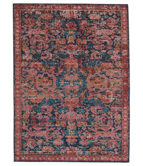 Swoon Area Rug Vibe by Jaipur Living Maven Indoor/ Outdoor Oriental Pink/ Blue Area Rug (8'X10')