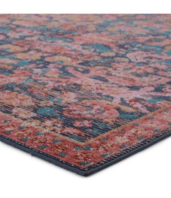 Vibe By Jaipur Living Maven Indoor/ Outdoor Oriental Pink/ Blue Swo05 Area Rug 2 ft. 6 in. X 4 ft. Rectangle