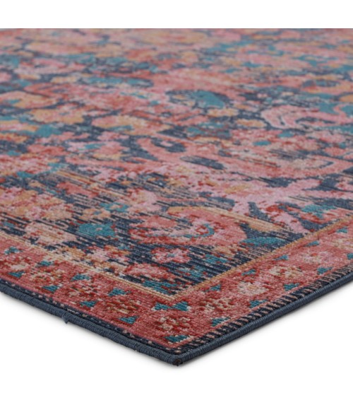 Vibe by Jaipur Living Maven Indoor/ Outdoor Oriental Pink/ Blue Area Rug (2'6"X4')