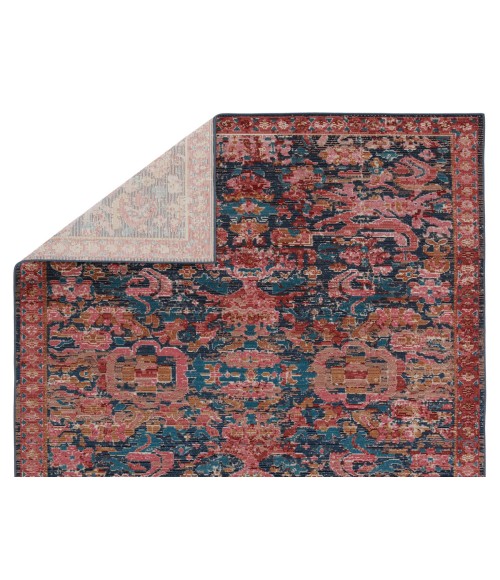 Swoon Area Rug Vibe by Jaipur Living Maven Indoor/ Outdoor Oriental Pink/ Blue Area Rug (8'X10')