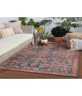 Swoon Area Rug Vibe by Jaipur Living Maven Indoor/ Outdoor Oriental Pink/ Blue Area Rug (8'X10')