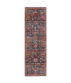 Vibe by Jaipur Living Swoon Maven SWO05 Pink Blue 2 ft. 6 in. X 8 ft. Rectangle Rug