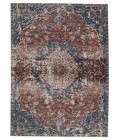 Vibe by Jaipur Living Akela Indoor/ Outdoor Medallion Blue/ Rust Area Rug (9'6"X12'7")