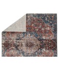 Vibe by Jaipur Living Akela Indoor/ Outdoor Medallion Blue/ Rust Area Rug (9'6"X12'7")