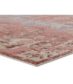 Vibe By Jaipur Living Priyah Indoor/ Outdoor Medallion Pink/ Gray Runner Swo09 Area Rug 2 ft. 6 in. X 8 ft. Runner