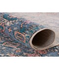 Swoon Area Rug Vibe by Jaipur Living Farella Indoor/ Outdoor Oriental Blue/ Pink Area Rug (5'X7'3")