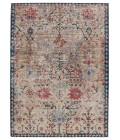 Vibe by Jaipur Living Elva Indoor/ Outdoor Oriental Tan/ Blue Area Rug (5'X7'3")
