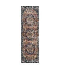 Vibe by Jaipur Living Swoon Akela SWO15 Dark Blue - Multicolor 2 ft. 6 in. X 8 ft. Rectangle Rug