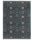 SWO16 Lisana Rug Vibe By Jaipur Living Lisana Indoor/ Outdoor Trellis Dark Blue/ Multicolor Area Rug 5'X7'3"