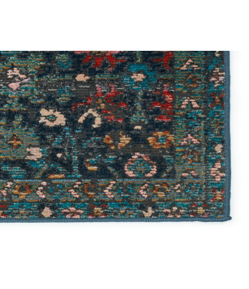 SWO16 Lisana Rug Vibe By Jaipur Living Lisana Indoor/ Outdoor Trellis Dark Blue/ Multicolor Area Rug 5'X7'3"
