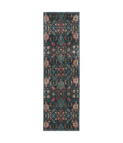 Vibe by Jaipur Living Swoon Lisana SWO16 Dark Blue - Multicolor 2 ft. 6 in. X 8 ft. Rectangle Rug