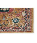 SWO17 Azura Rug Vibe By Jaipur Living Azura Indoor/ Outdoor Medallion Pink/ Gold Area Rug 2'6"X4'