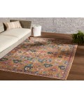 SWO17 Azura Rug Vibe By Jaipur Living Azura Indoor/ Outdoor Medallion Pink/ Gold Area Rug 2'6"X4'