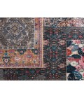 SWO18 Julia Rug Vibe By Jaipur Living Julia Indoor/ Outdoor Medallion Blue/ Gold Area Rug 9'6"X12'7"