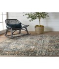 SWO18 Julia Rug Vibe By Jaipur Living Julia Indoor/ Outdoor Medallion Blue/ Gold Area Rug 9'6"X12'7"