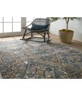 SWO18 Julia Rug Vibe By Jaipur Living Julia Indoor/ Outdoor Medallion Blue/ Gold Area Rug 9'6"X12'7"