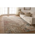 SWO19 Armeria Rug Vibe by Jaipur Living Armeria Indoor/Outdoor Medallion Multicolor/ Ivory Area Rug 4'X5'7"