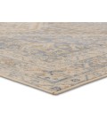 Vibe by Jaipur Living Rush Indoor/Outdoor Medallion Light Gray/ Blue Area Rug 9'6"X12'7"