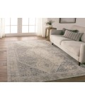 Vibe by Jaipur Living Rush Indoor/Outdoor Medallion Light Gray/ Blue Area Rug 9'6"X12'7"