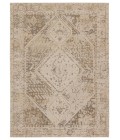 Vibe by Jaipur Living Rush Indoor/Outdoor Medallion Beige/ Tan Area Rug 9'6"X12'7"
