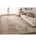 Vibe by Jaipur Living Rush Indoor/Outdoor Medallion Beige/ Tan Area Rug 9'6"X12'7"