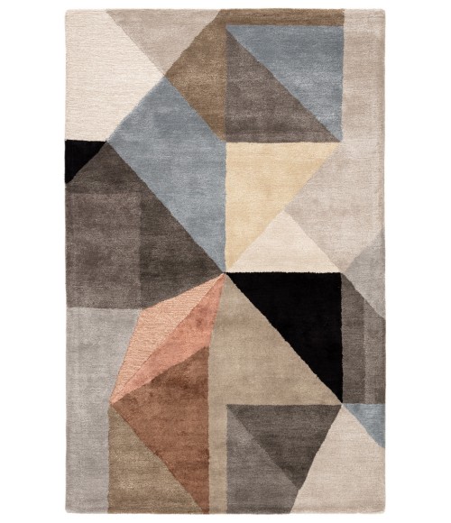 Jaipur Living Scalene Handmade Geometric Gray/ Blue Area Rug (5'X8')