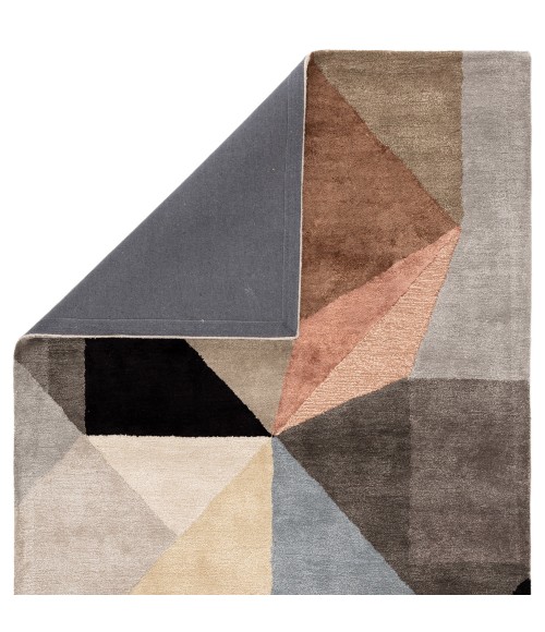 Jaipur Living Scalene Handmade Geometric Gray/ Blue Area Rug (5'X8')