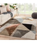 Syntax Area Rug Jaipur Living Scalene Handmade Geometric Gray/ Blue Area Rug (9'X13')