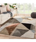 Jaipur Living Scalene Handmade Geometric Gray/ Blue Area Rug (5'X8')