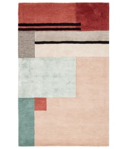Jaipur Living Syntax Segment SYN04 Pink/Red 2 ft. X 3 ft. Rectangle Rug