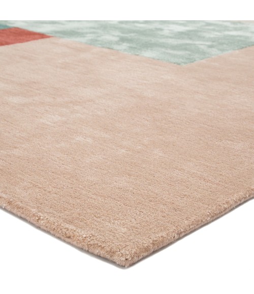 Syntax Area Rug Jaipur Living Segment Handmade Geometric Pink/ Red Area Rug (8'X11')