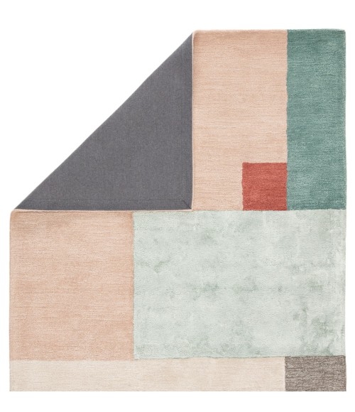 Syntax Area Rug Jaipur Living Segment Handmade Geometric Pink/ Red Area Rug (8'X11')
