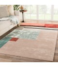 Syntax Area Rug Jaipur Living Segment Handmade Geometric Pink/ Red Area Rug (8'X11')